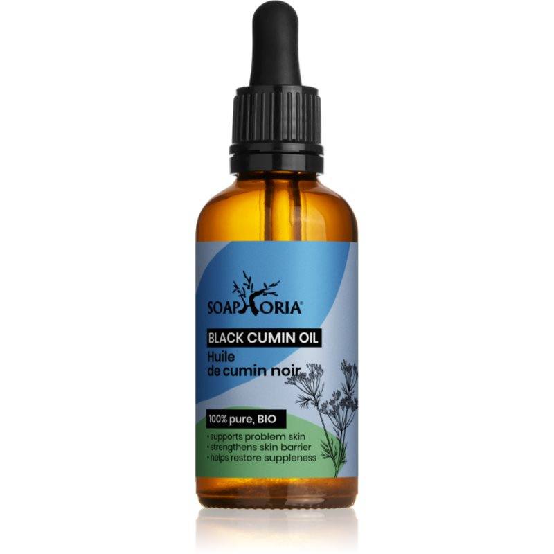 Soaphoria Organic Black Cumin Oil olej z černého kmínu pro problematickou pleť, akné 50 ml