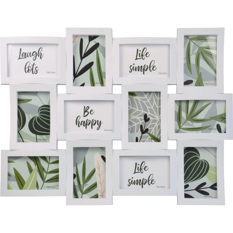 FALC Multirám na 12 fotek, bílý, 10 x 15cm