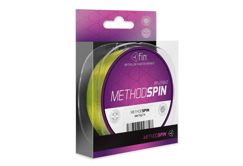 Fin vlasec method spin žlutá 200 m-průměr 0,18 mm / nosnost 6,6 lb