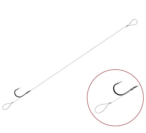Delphin návazec feederový flr loop 6 ks - 8 cm 8