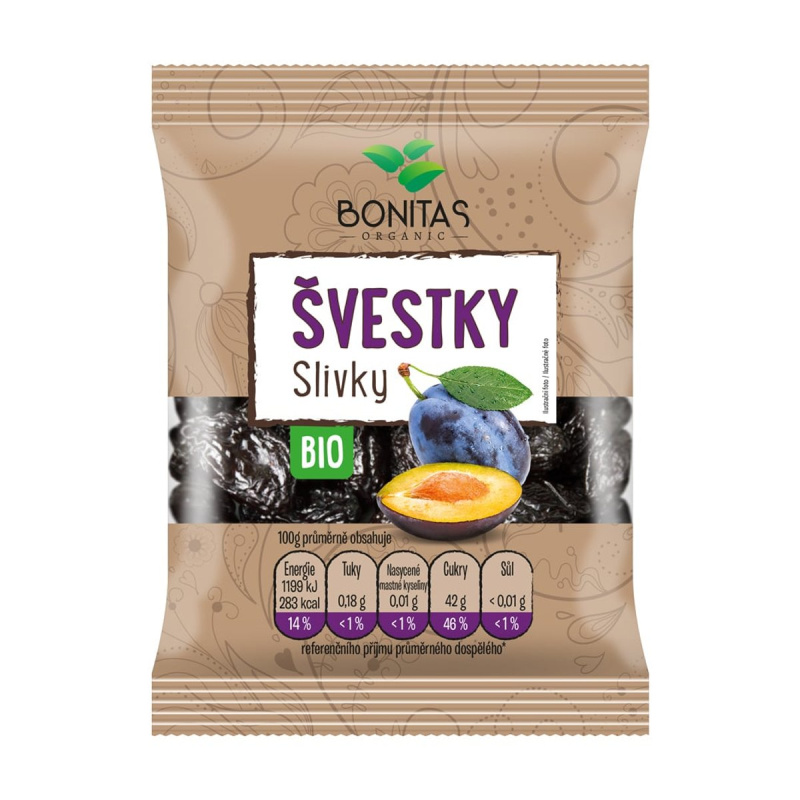 Bonitas BIO Švestky sušené vypeckované