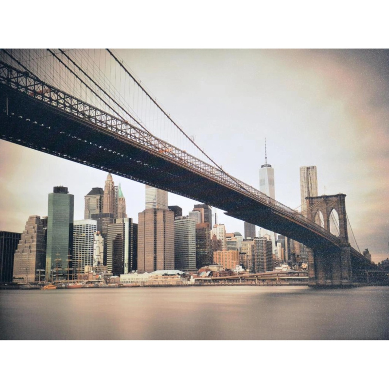 FALC Obraz tištěný na plátně Most 75 x 100 cm