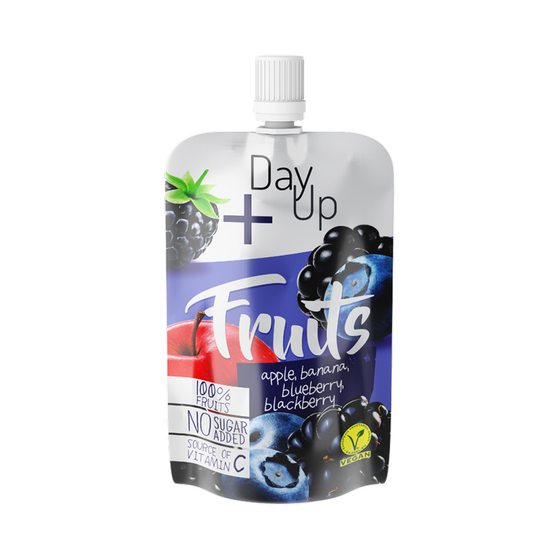Day Up Ovocná kapsička jablko, banán, borůvka a ostružina 100 g
