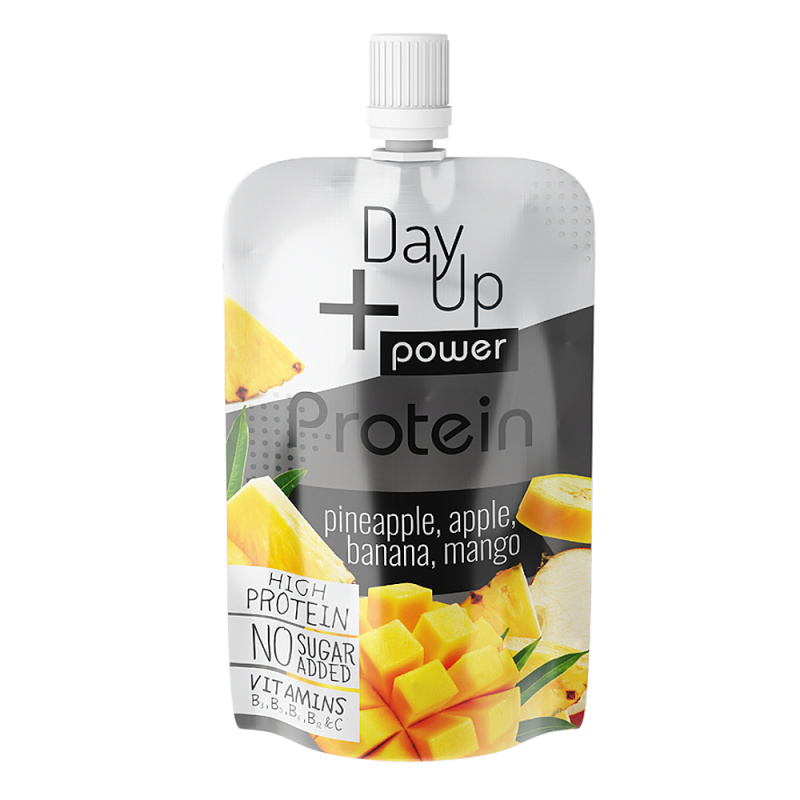 Day Up Ovocná kapsička ananas, jablko, banán, mango s proteinem 100 g