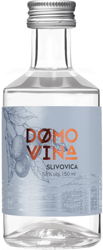 Domovina Slivovice Mini 52% 0,05l