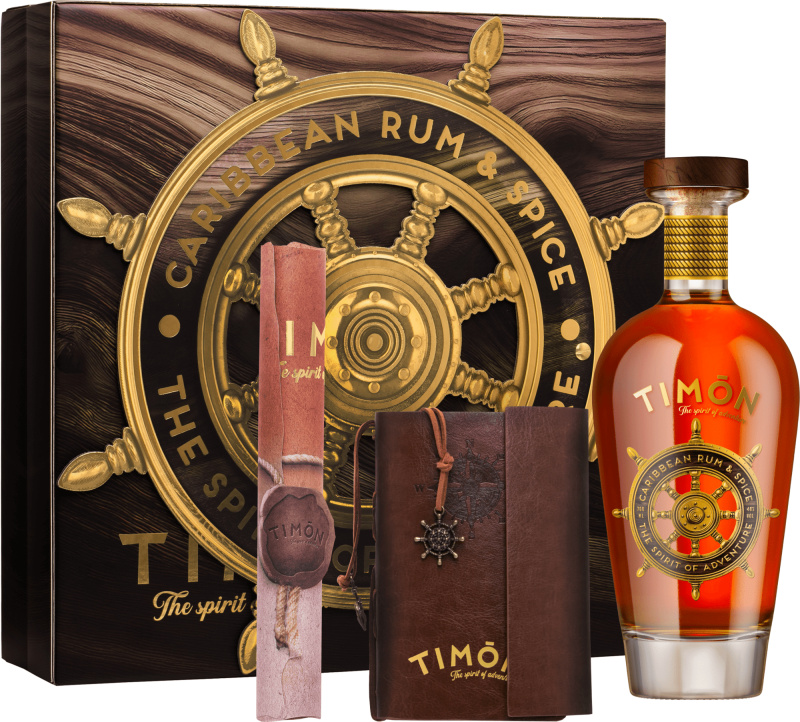 Timón The Spirit Of Adventure v kartonu 40% 0,7l (dárkové balení kazeta)