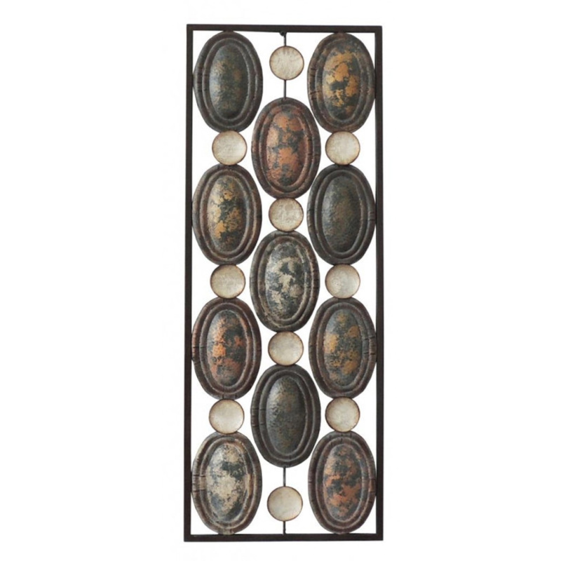 FALC Nástěnná kovová 3D dekorace 30 x 75 x 3,2 cm