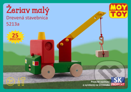 MOY TOY Žeriav malý (drevená stavebnica) - hra z kategorie Stavebnice