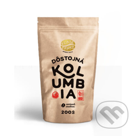 Kolumbia "Dôstojná" (zrnková káva, 200g)