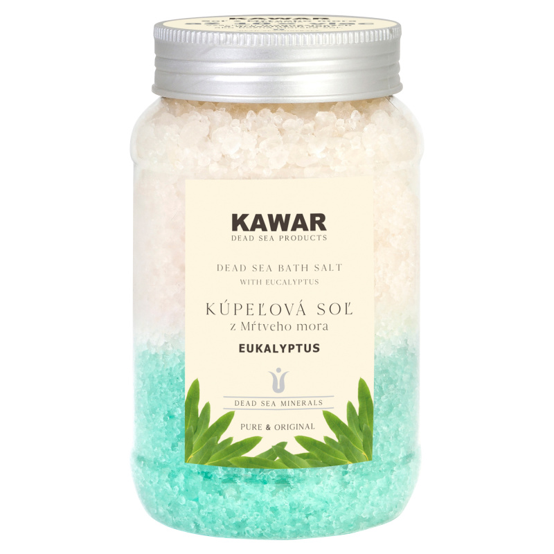 Kawar Koupelová sůl z Mrtvého moře Eukalyptus 500 g