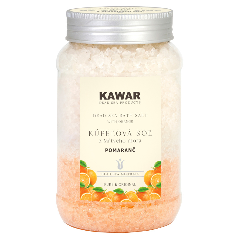 Kawar Koupelová sůl z Mrtvého moře Pomeranč 500 g