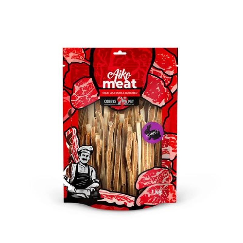 Cobbyspet AIKO Meat Rabbit Sandwich sušené králičí maso s treskou 1kg