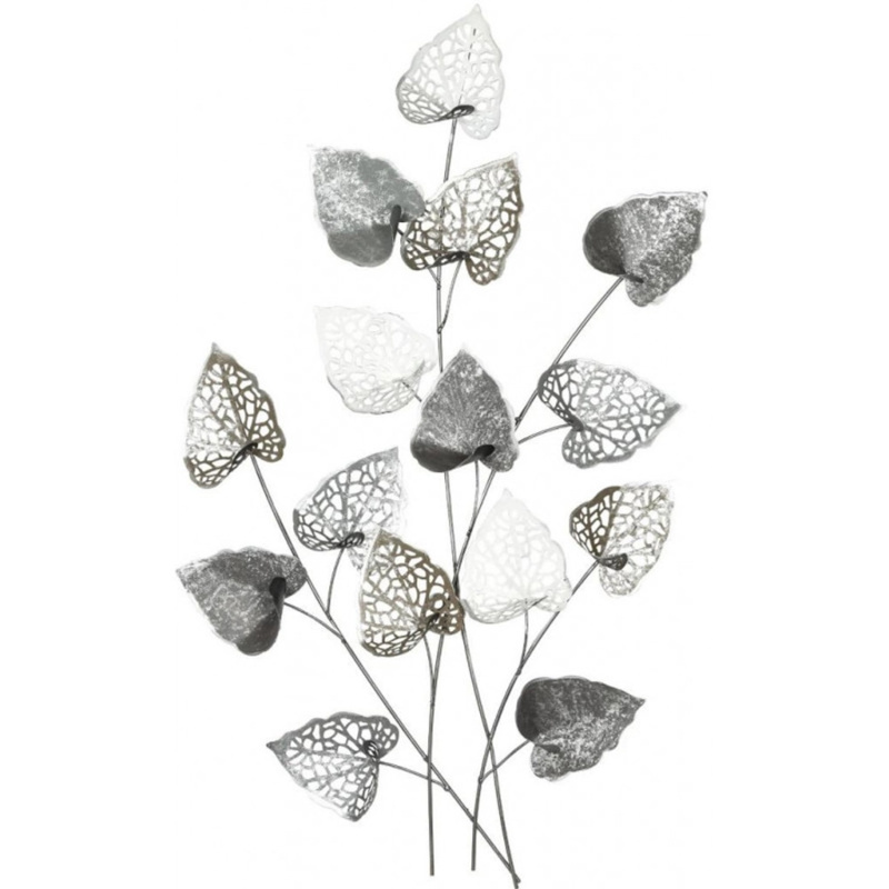 FALC Nástěnná kovová 3D dekorace 60 x 87 x 6 cm