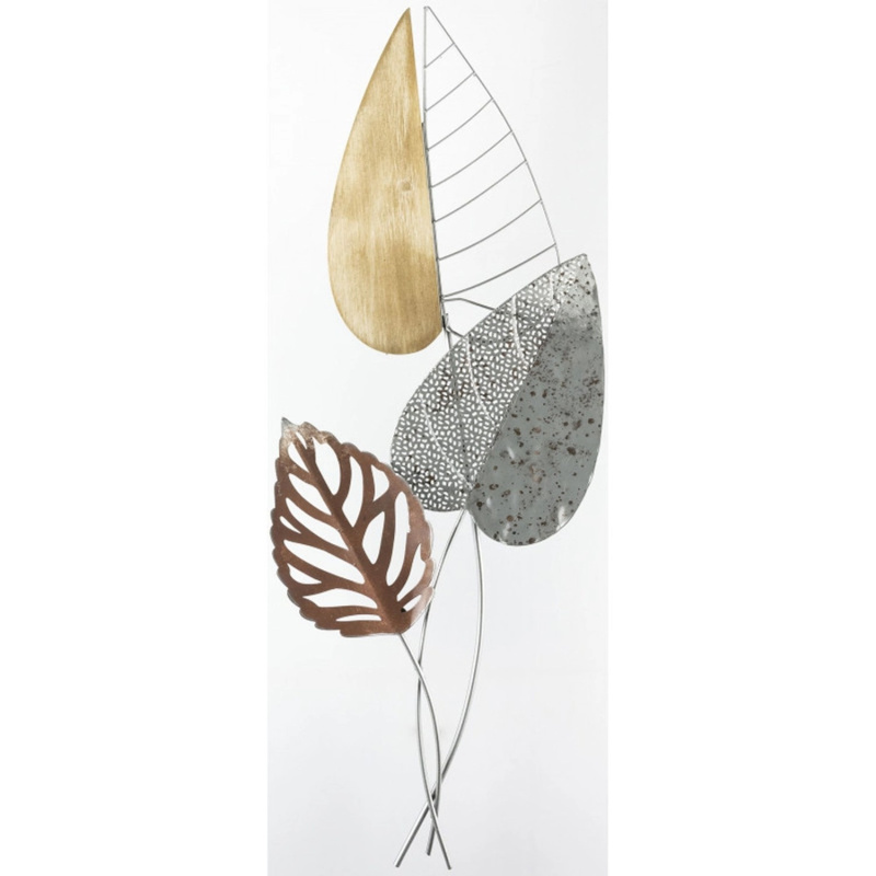 FALC Nástěnná kovová 3D dekorace 30 x 75 x 5 cm