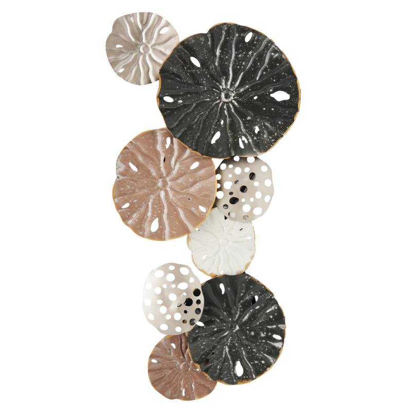 FALC Nástěnná kovová 3D dekorace 19SMA1316, 30 x 65 x 4 cm