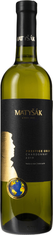 Matyšák Prestige Gold Chardonnay 2019 13% 0,75l