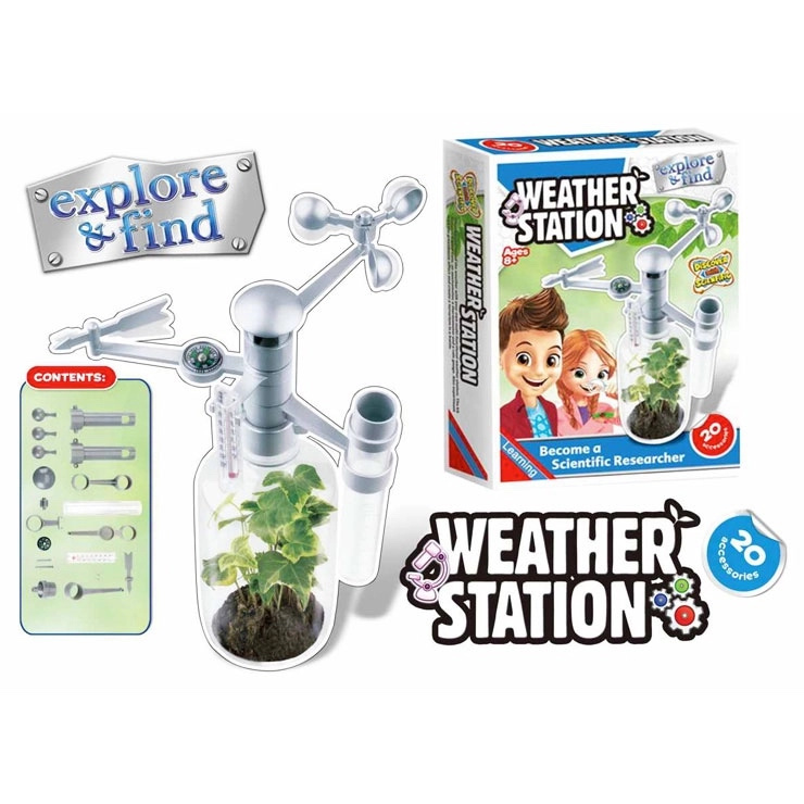 pokusy meteorologická stanice pro děti