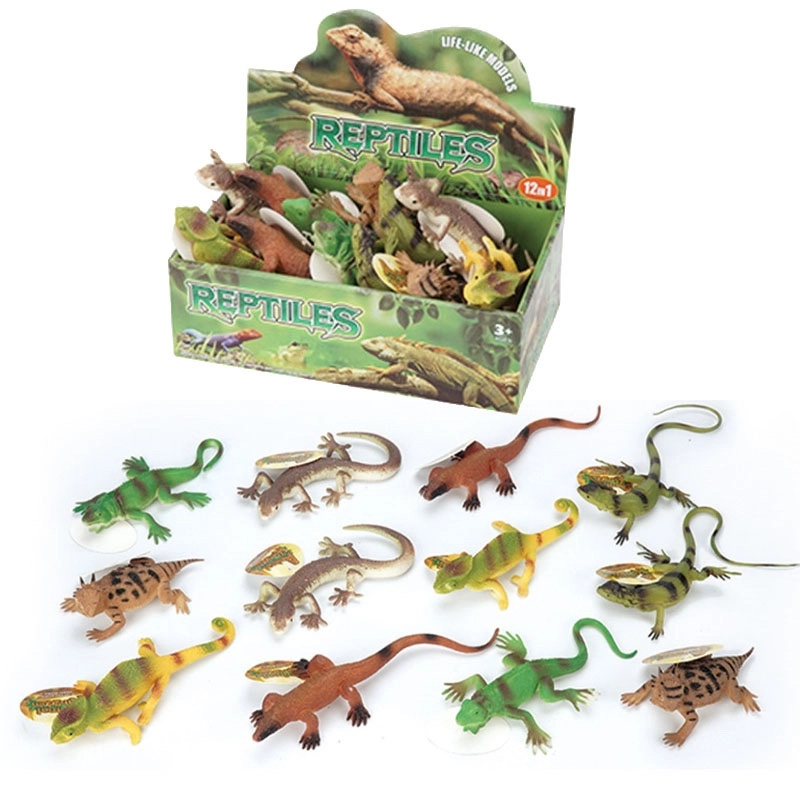 plastové ještěrky pro děti, různé druhy