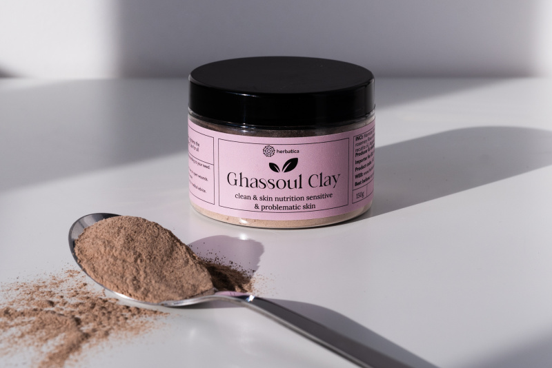 Herbatica Marocký Ghassoul jíl 100% BIO přírodní, 150 g