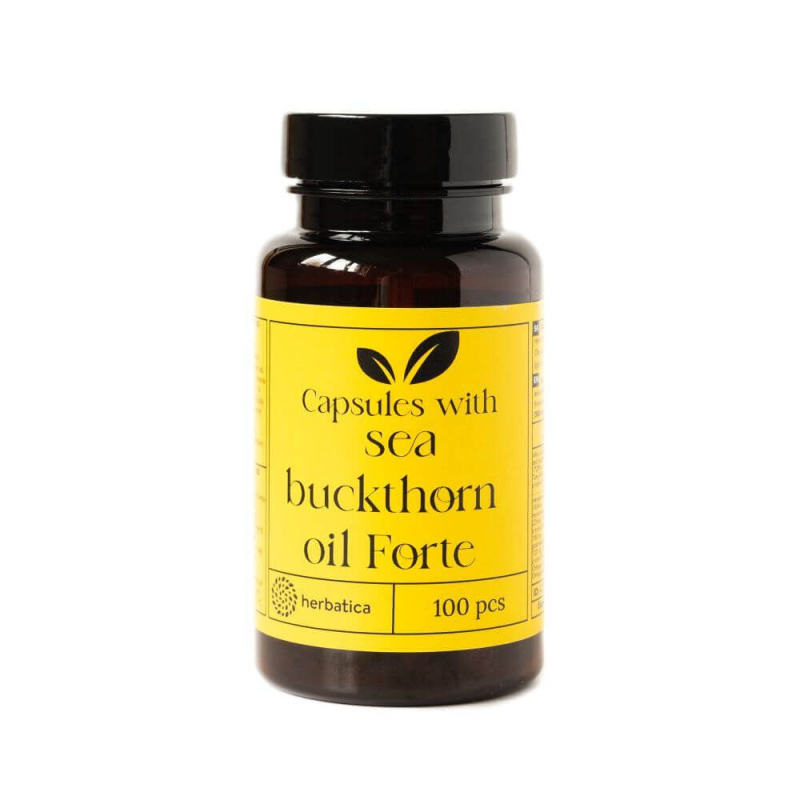 Herbatica Rakytníkový olej Forte 500mg, 100 kapslí