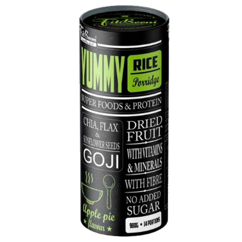 FitBoom Yummy Rice Mash 980g - malina