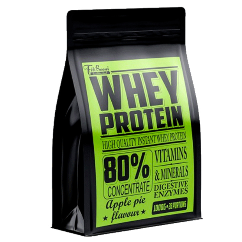 FitBoom Whey Protein 80 % 1000 g - slaný karamel