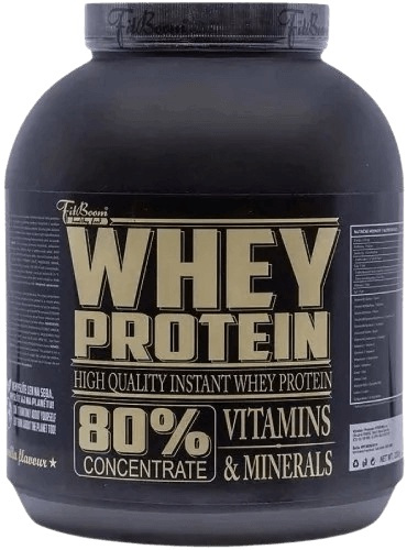 FitBoom Whey Protein 80 % 2250 g -  jablečný koláč 