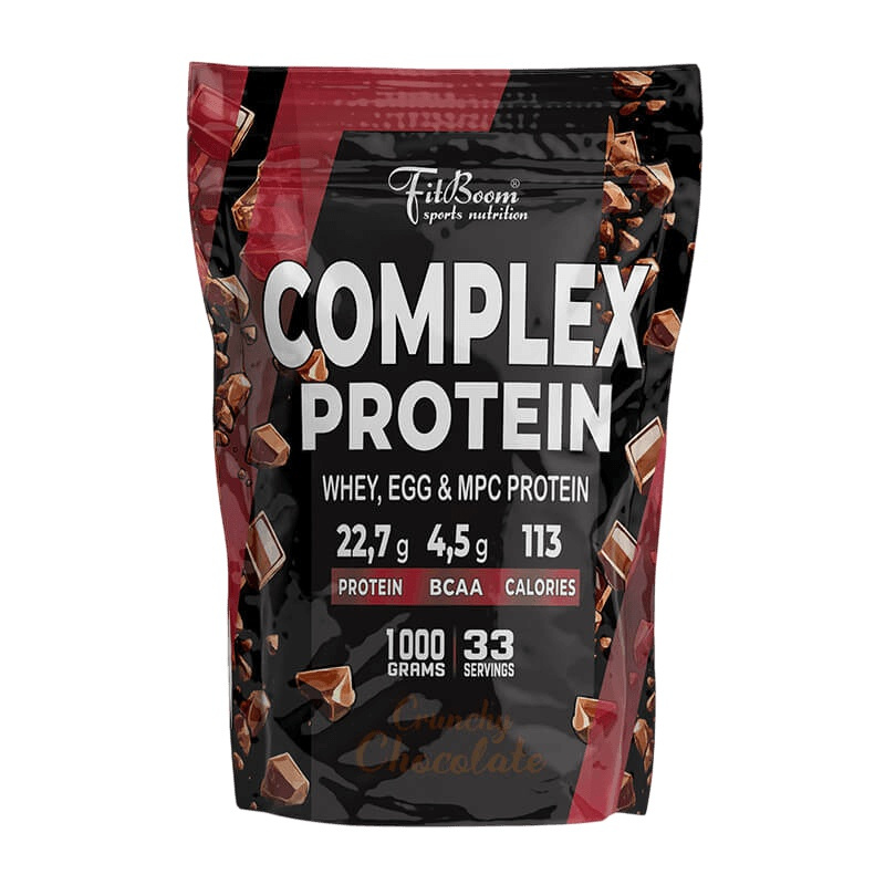 FitBoom Complex Protein 1000 g - Crunchy Chocolate