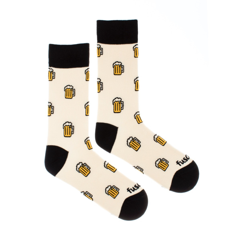 Ponožky Ležiak svetlý L (Unisex veľkosť L (veľkosť 43-46))
