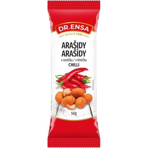 Dr.Ensa arašídy v těstíčku s příchutí chilli 50g