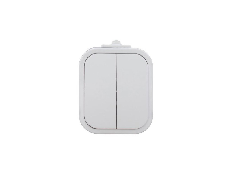 Spínač sériový TIMEX WNT-2B2 1850009, řazení 5, IP54, bílá