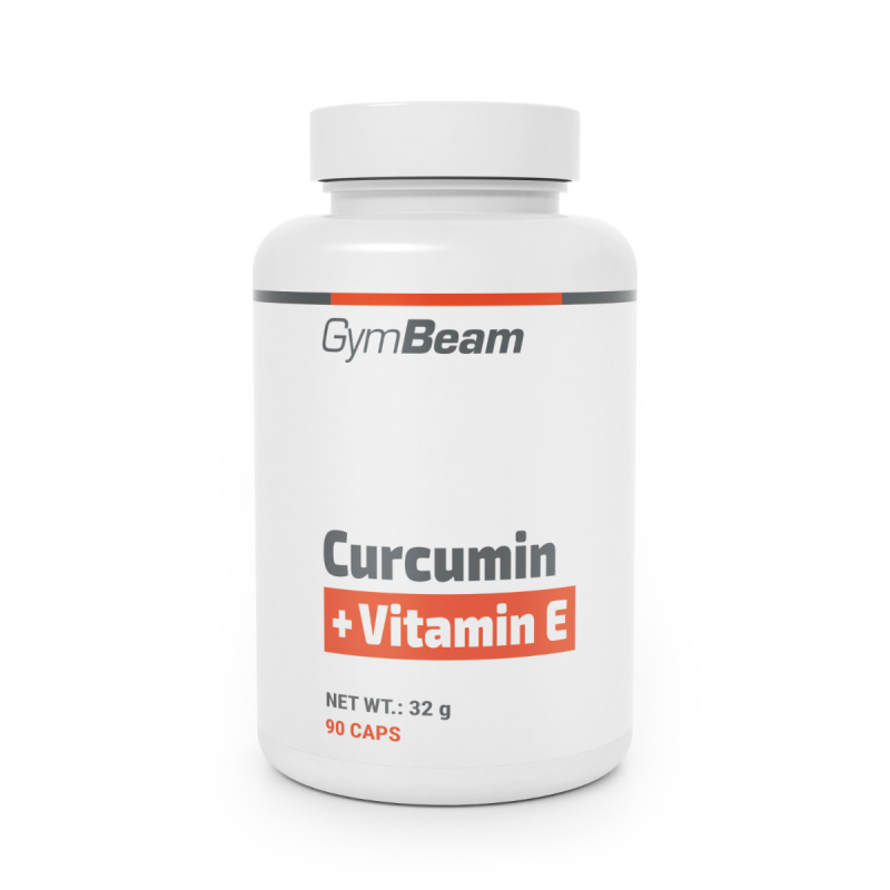 GymBeam Kurkumin + Vitamín E, 90 kaps.