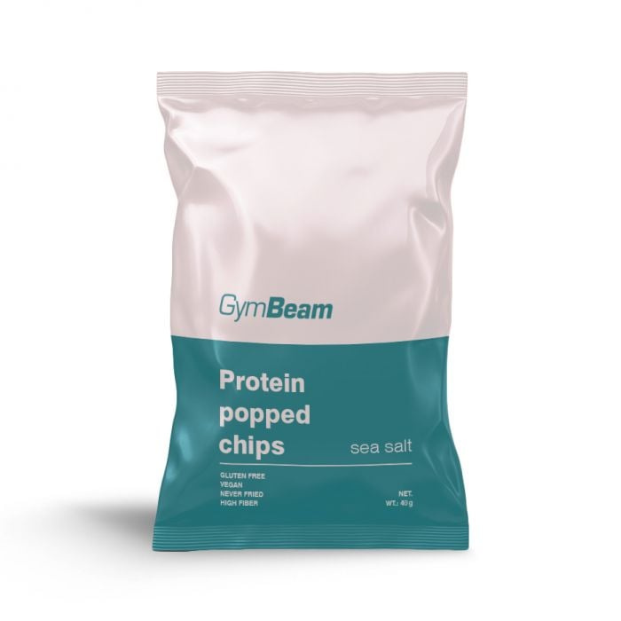 GymBeam Proteinové chipsy mořská sůl