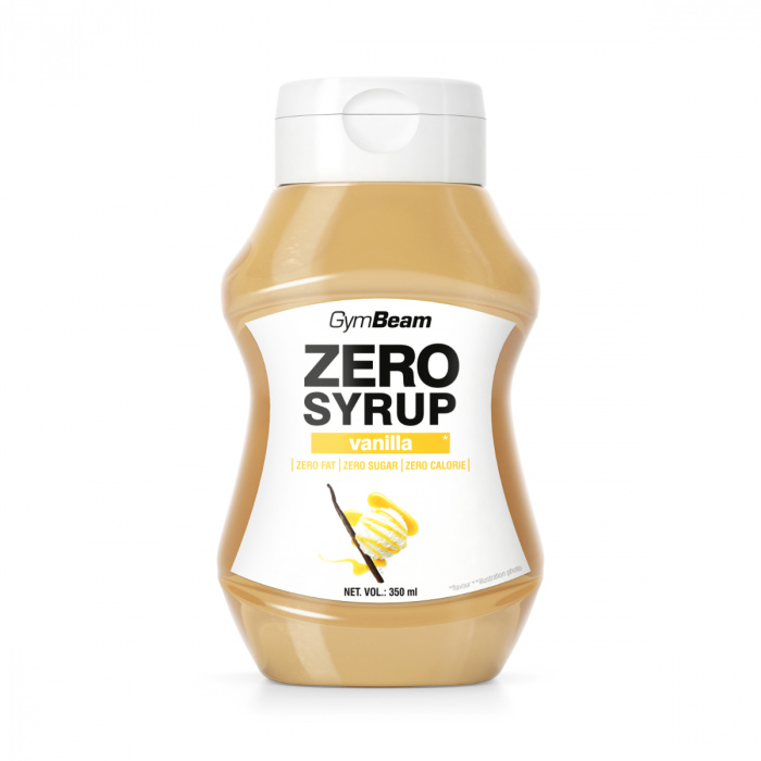 GymBeam Zero Syrup 350 ml - vanilka