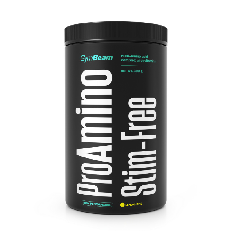 GymBeam ProAMINO Stim-free, 390 g Příchuť: citrón limetka