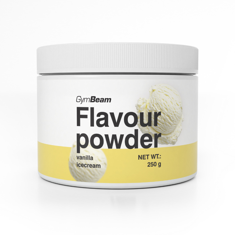 GymBeam Flavour powder, 250 g Příchuť: vanilková zmrzlina