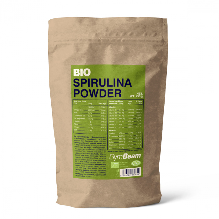 GymBeam BIO Spirulina prášek, 250 g