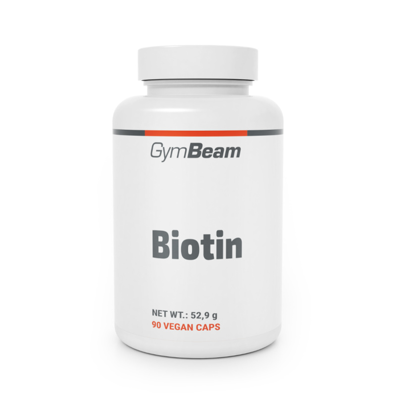GymBeam D-Biotin (Vitamín B7), 90 kaps.
