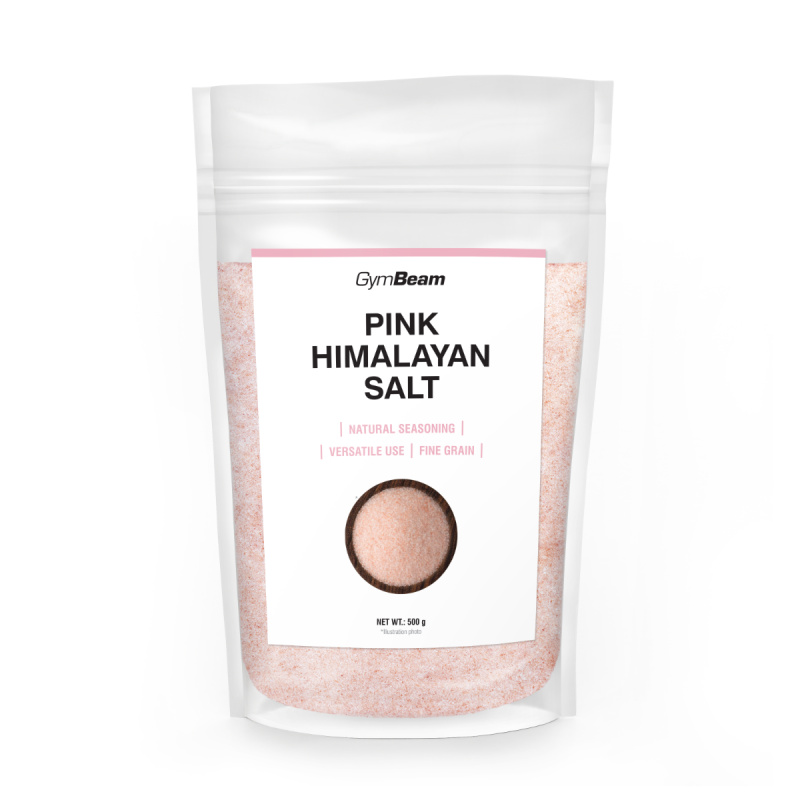 Růžová Himalájská sůl 500g - jemná - GymBeam