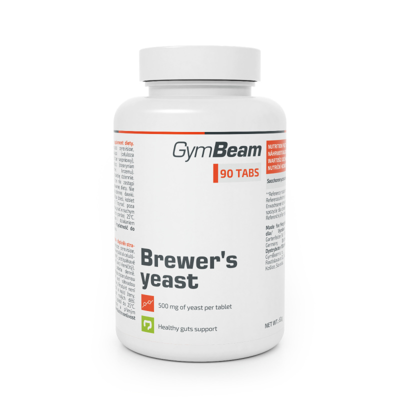 GymBeam Pivovarské kvasnice, 90 tab.