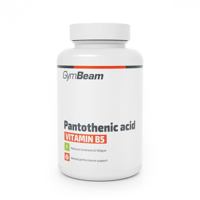 GymBeam Kyselina pantotenová (vitamín B5), 60 kaps.