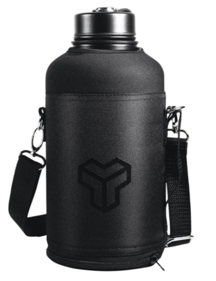 GymBeam Strix Ocelová Láhev Nomad 1800 ml - černá