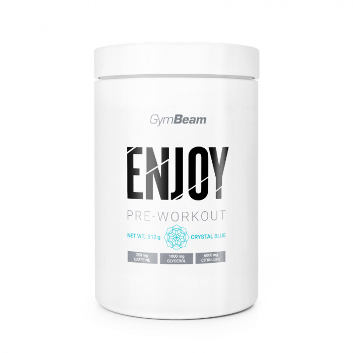 GymBeam ENJOY Pre-Workout, 312 g Příchuť: crystal blue