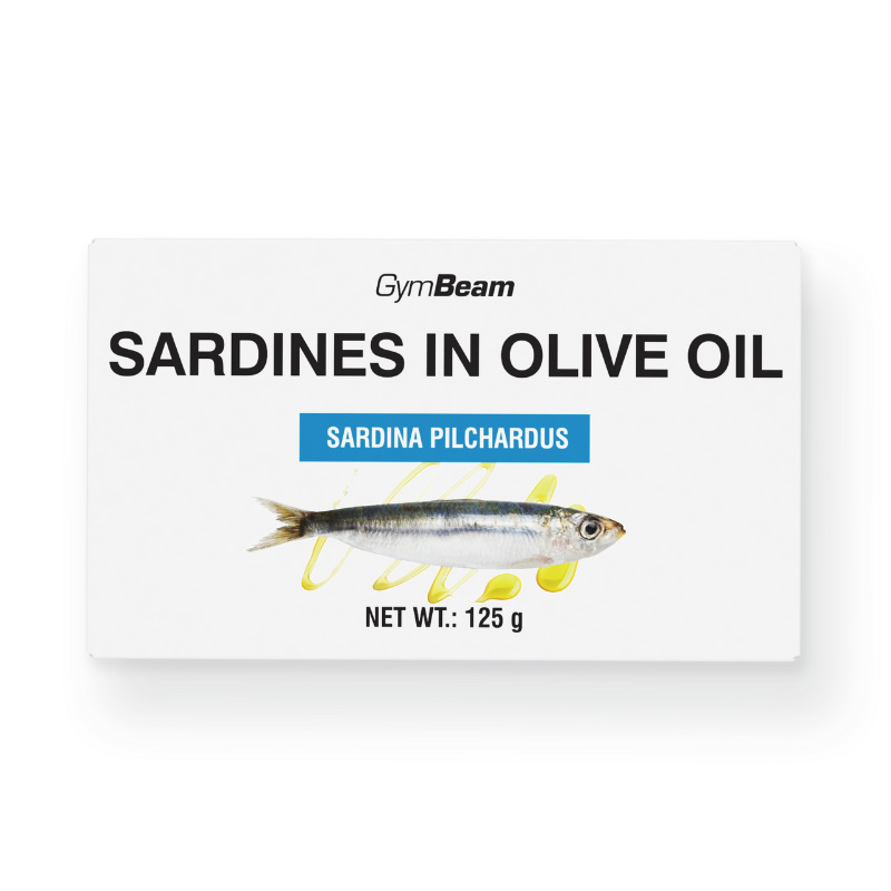 Sardinky v olivovém oleji - GymBeam
