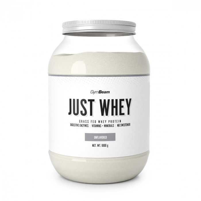 GymBeam Protein Just Whey 1000 g - borůvkový jogurt