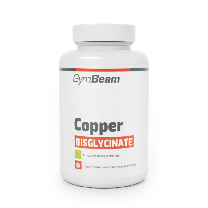 GymBeam Bisglycinát měďnatý, 120 kaps.
