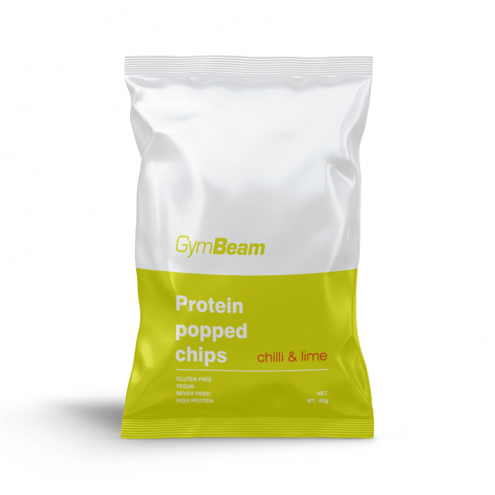 GymBeam Proteinové chipsy chilli a limetka