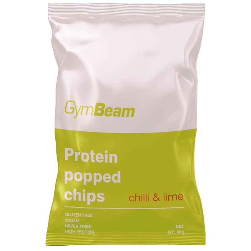 GymBeam Proteinové chipsy chilli a limetka