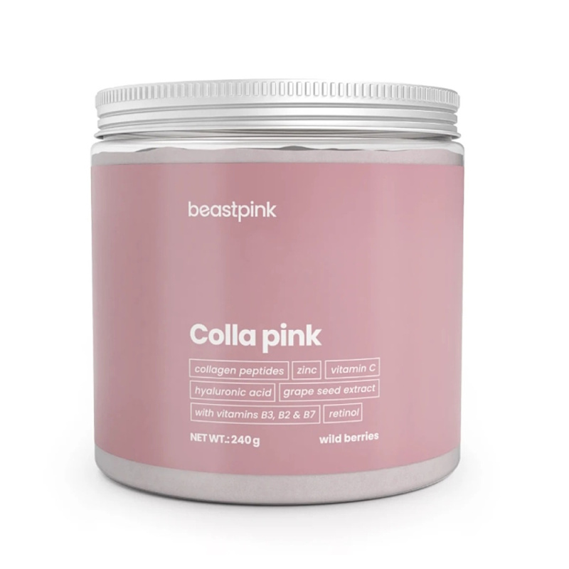 GYMBEAM BeastPink colla pink lesní ovoce 240 g