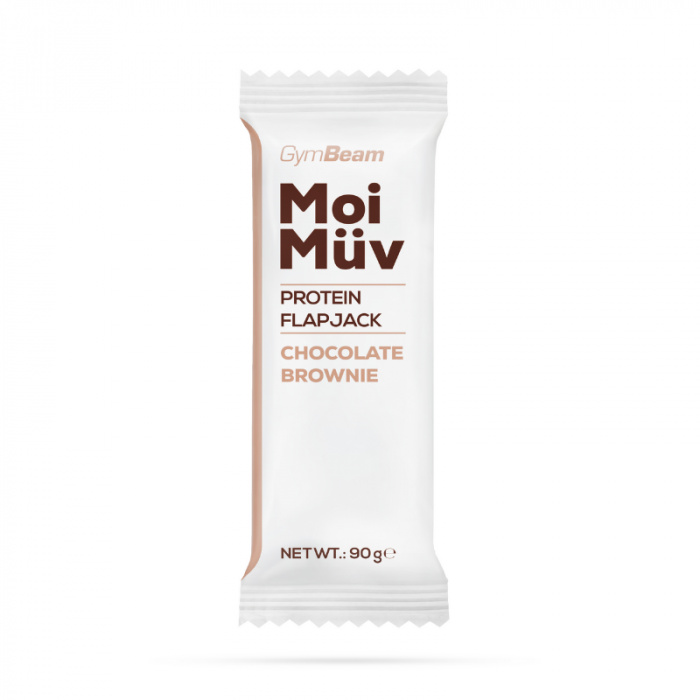 GymBeam MoiMüv Protein Flapjack, 90 g Příchuť: borůvkový muffin